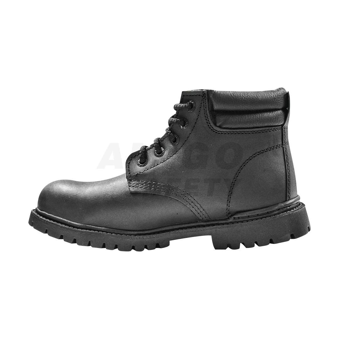 Zapato Borceguí con Casco de Acero JC Safety Negro JCS-0060 - 1
